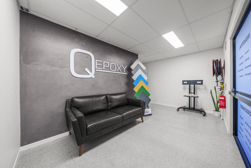 Reception area at the Qepoxy Northgate headquarters