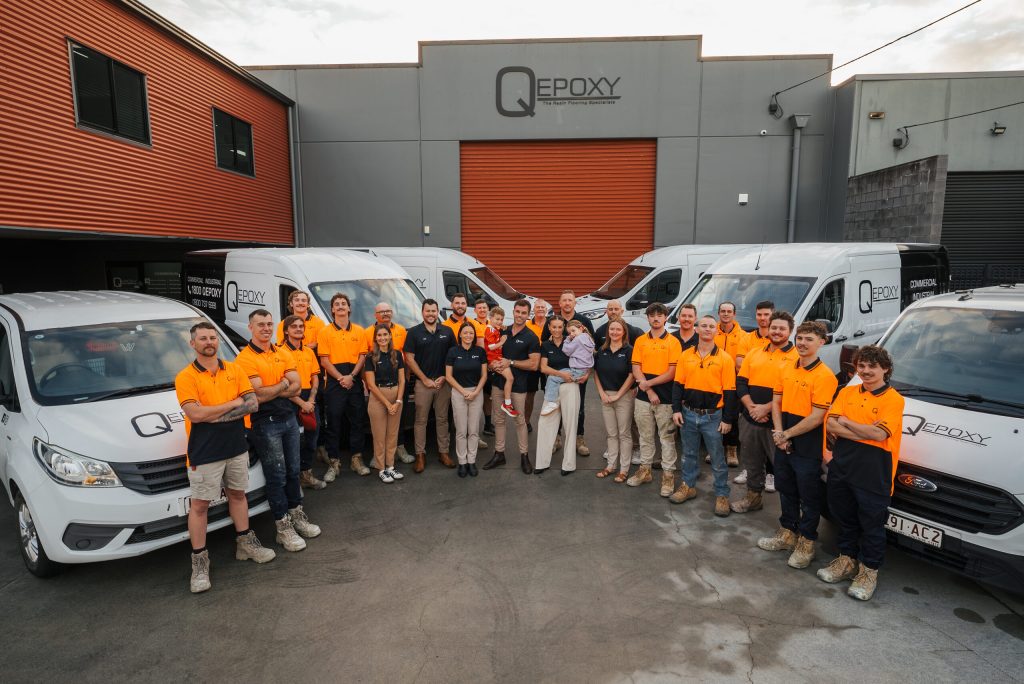 The Qepoxy team at the Northgate headquarters